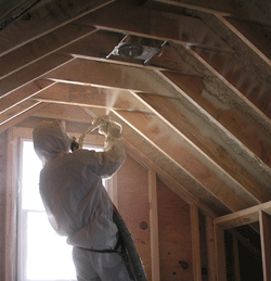  PA attic spray foam insulation